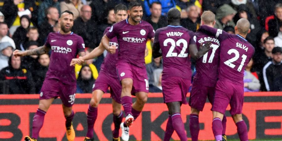 Susunan Pemain Manchester City Vs Crystal Palace - Sergio Aguero Tak Punya Tandem