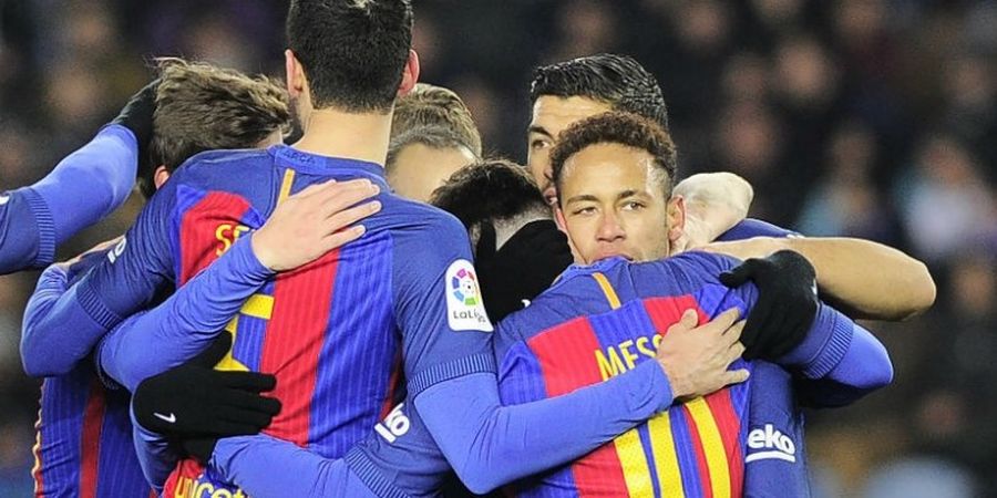 Penalti Neymar Buka Peluang Barcelona Lolos 