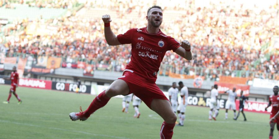 Marko Simic Bawa Persija Ungguli Tuan Rumah Madura United di Babak Pertama