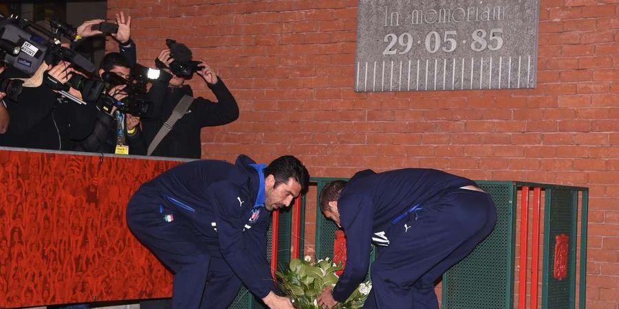 Dari Buffon dan Chiellini untuk Korban Heysel