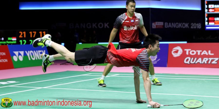 Indonesia Open 2018 - Comeback dan Drama Warnai Kelolosan Marcus/Kevin ke Semifinal