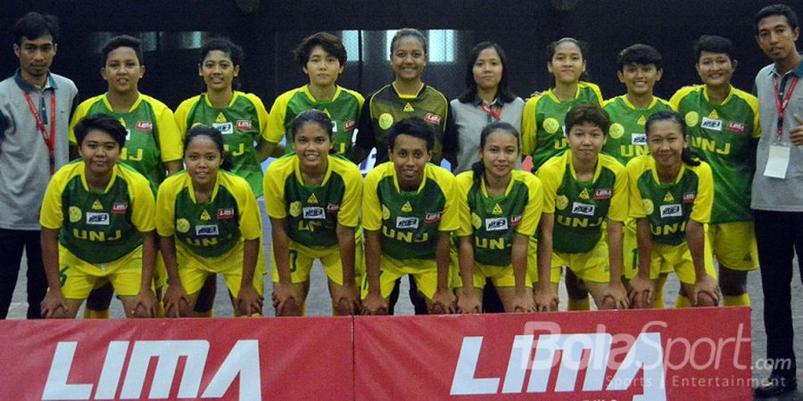 Putri UNJ Tantang UPI di Final LIMA Futsal Nationals