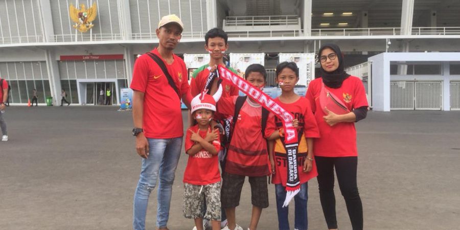 Laga Timnas U-19 Indonesia Vs Qatar Dihadiri Banyak Penonton