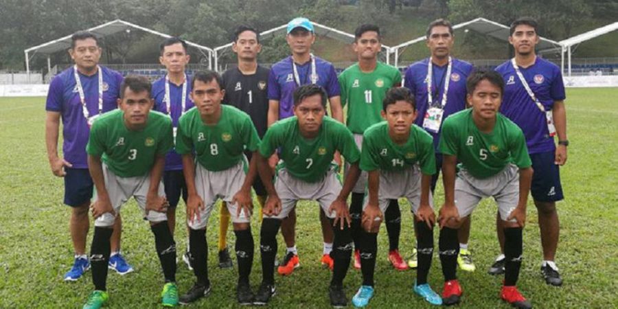 Timnas Sepak Bola Indonesia Akan Hadapi Thailand pada Final ASEAN Para Games 2017