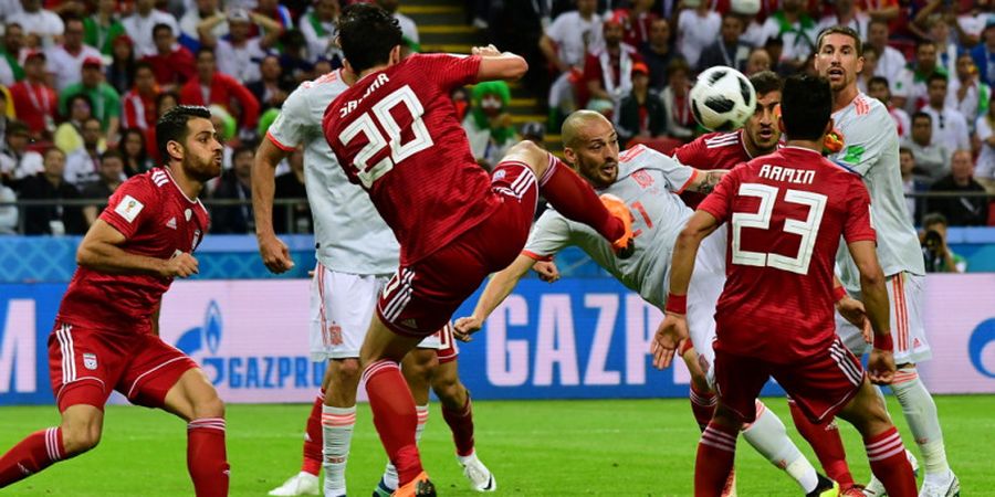 Perkasa dalam Penguasaan Bola dan Peluang, Timnas Spanyol Masih Diimbangi Iran pada 45 Menit Pertama