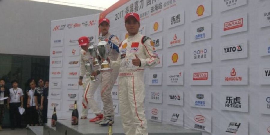 Naik Podium Lagi, David Sitanala Tatap Seri Kedua Formula 4 China 2017