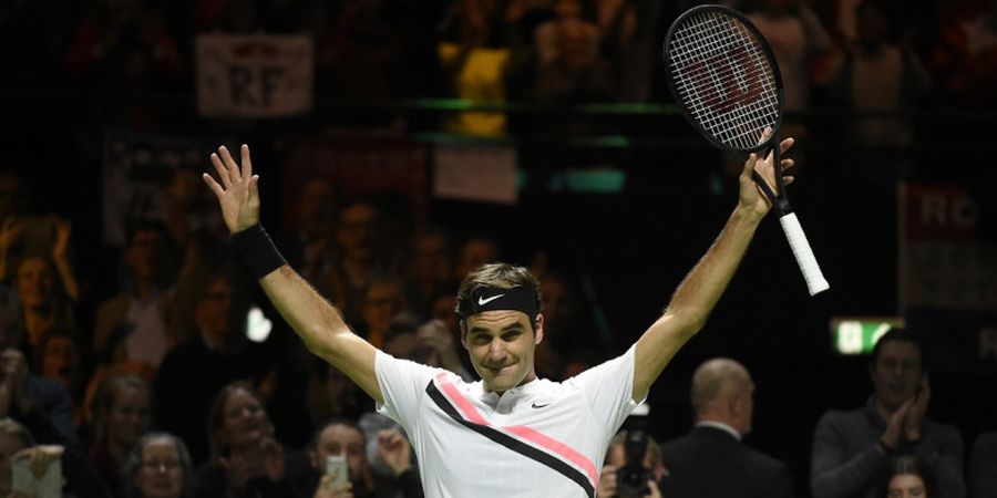 Roger Federer Raih Gelar Kedua 2018 di Rotterdam