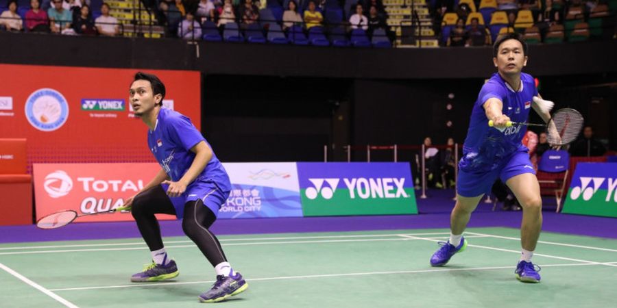 Jelang Malaysia Masters 2019 - Ahsan/Hendra Akan Melawan Kim Gi-jung/Lee Yong-dae pada Babak Pertama