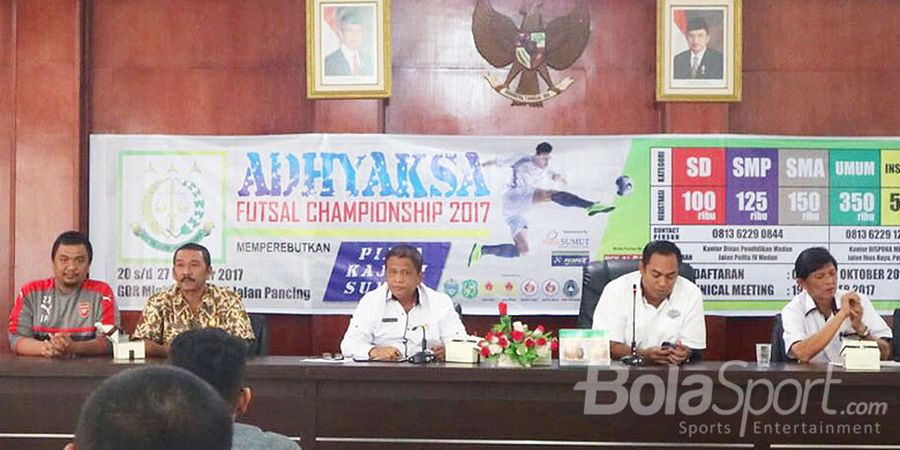 Adhyaksa Futsal Championship 2017 Siap Digelar di Kota Medan