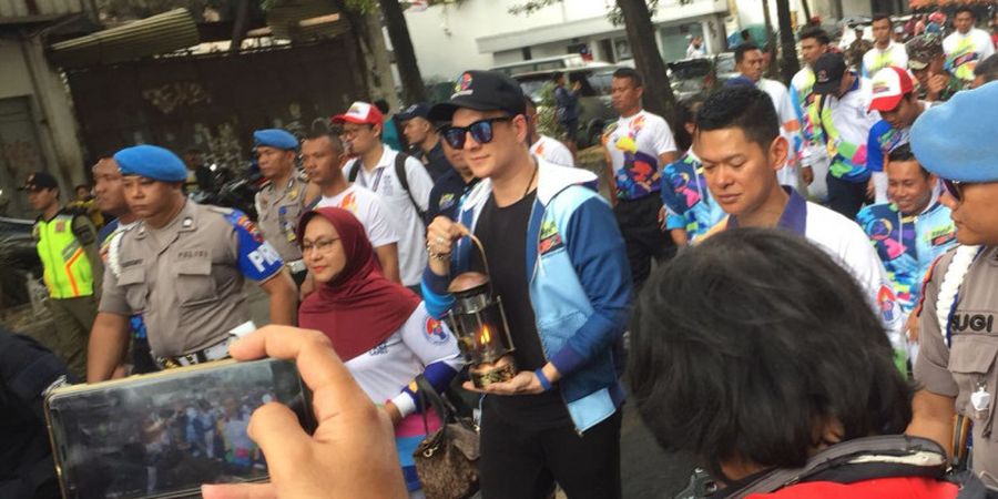 Aktor Ganteng Indonesia Akui Hal Ini Usai Jadi Bagian dari Pawai Obor Asian Para Games 2018