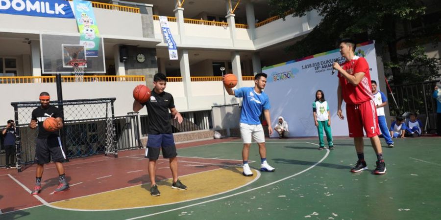 Kala Para Pebasket Promosikan Asian Games 2018 ke Anak-anak Sekolah