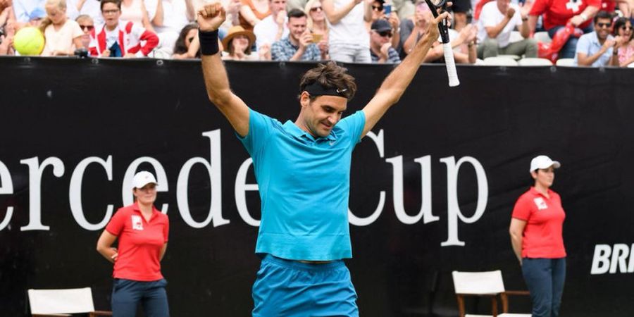 Roger Federer Sukses Sempurnakan Momentum Comeback dengan Gelar Stuttgart Open 2018