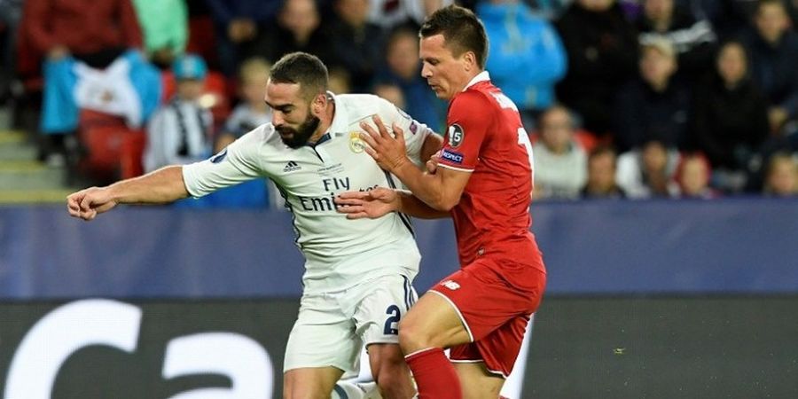 Aksi 'Solo Run' Carvajal Bawa Real Madrid Raih Piala Super Eropa