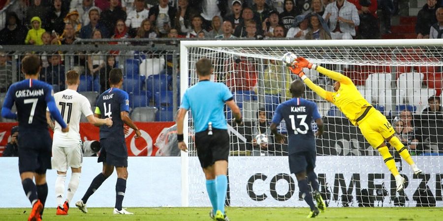 Hasil UEFA Nations League - 3 Menit 3 Penyelamatan, Kiper Debutan Prancis Gagalkan Kemenangan Jerman