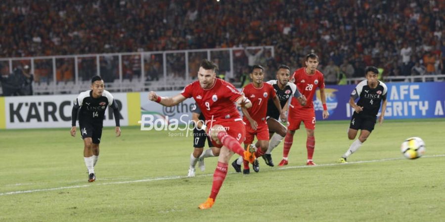 Persija Vs Home United - Rapor Marko Simic di Babak Pertama: 1 Gol, Umpan 100 Persen Akurat