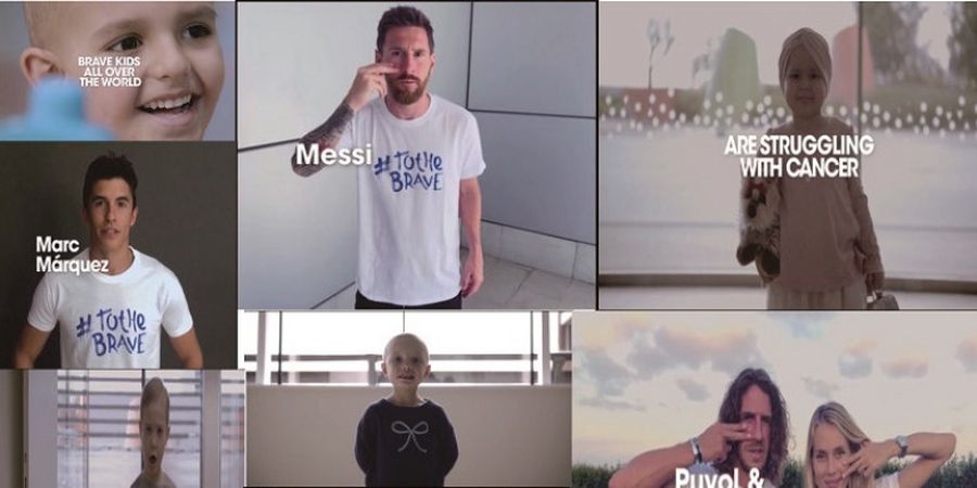 Lionel Messi Berperang Membantu Anak-anak Barcelona Penderita Kanker