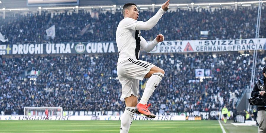 Hasil Liga Italia - Diwarnai 3 Keputusan VAR, Cristiano Ronaldo Menangkan Juventus Lewat Brace