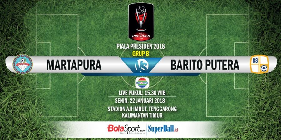 Barito Putera Petik Kemenangan Telak atas Martapura FC