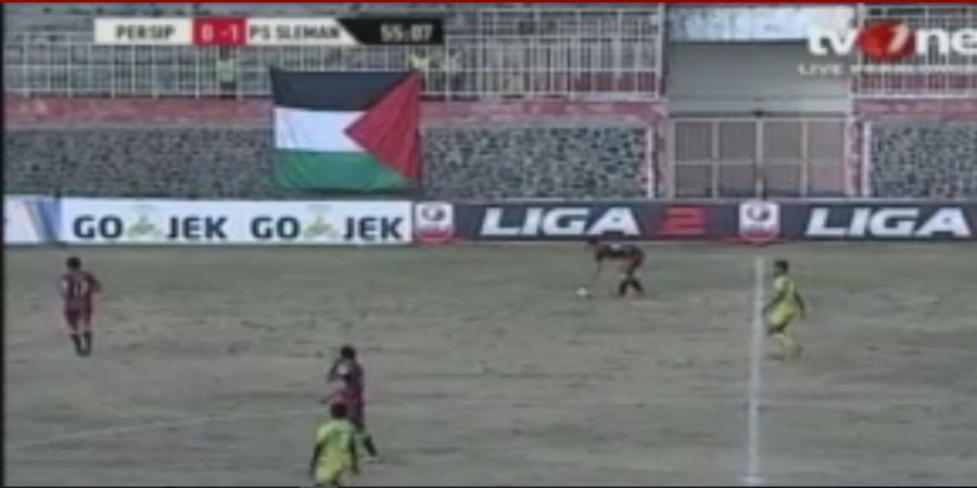 Bendera Palestina Kembali Berkibar di Liga Indonesia