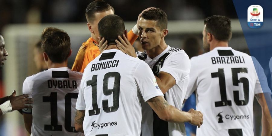 Juventus Vs Cagliari - 3 Gol Meriahkan Babak Pertama