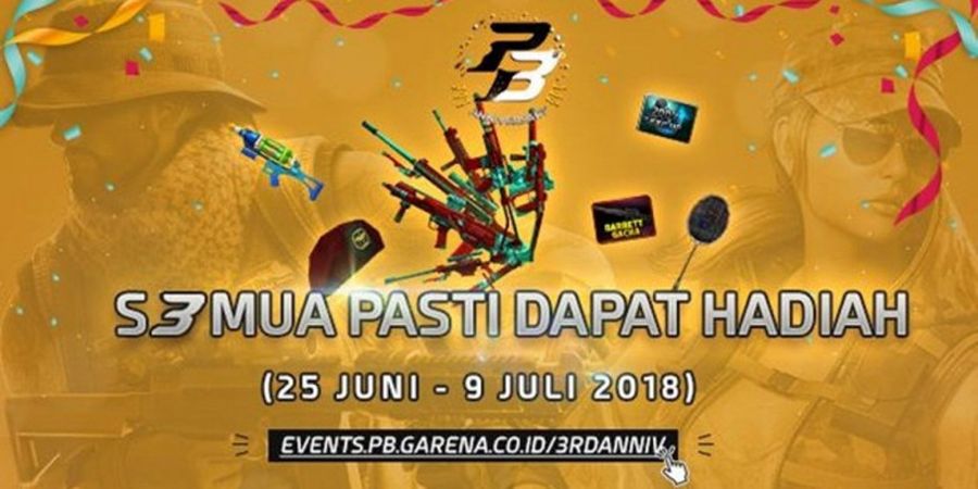 Rayakan Ulang Tahun Ketiga Point Blank dengan Hadiah Berlimpah