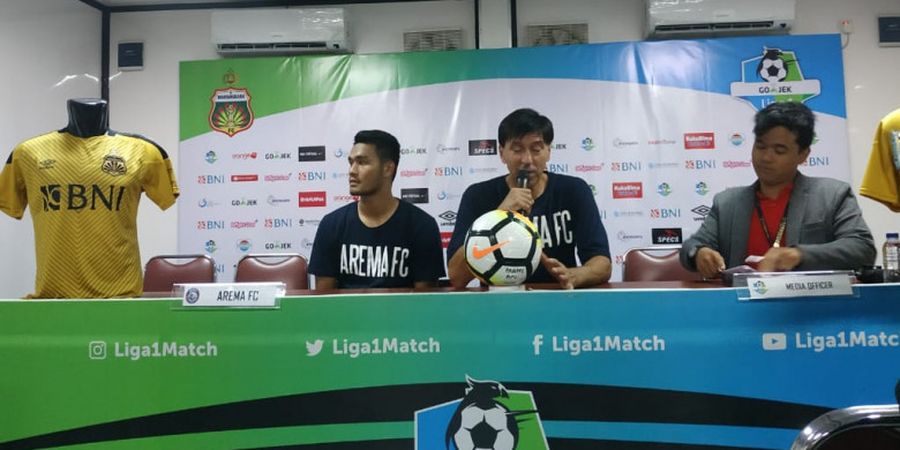 Pelatih Arema FC Syukuri Hasil Imbang Kontra Bhayangkara FC