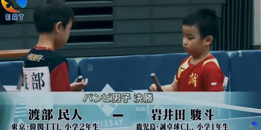 Mengagumkan! Dua Atlet Tenis Meja Cilik Asal Jepang Ini Curi Perhatian Netizen