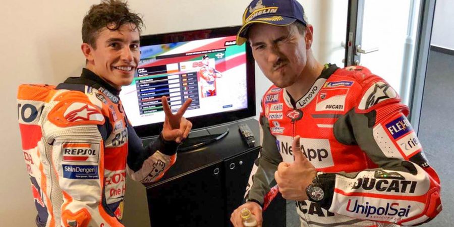 Marc Marquez Sindir Jorge Lorenzo Sudah Lakukan Kesalahan Bodoh?