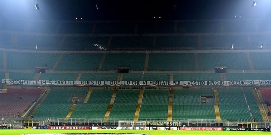 Kosongkan Tribun Utara Meazza, Suporter Inter Boikot Partai Liga Europa