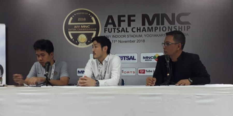 Piala AFF Futsal 2018 - Kensuke Takahashi Ungkap Faktor Kekalahan Timnas Indonesia dari Thailand