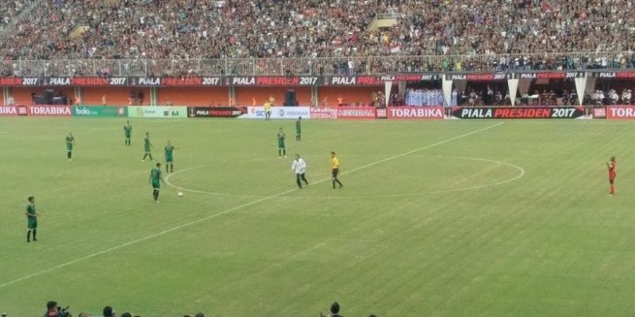 Dibuka Sepakan Presiden Jokowi, PSS Sleman Tahan Persipura