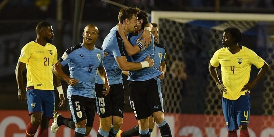 Coates dan Rolan Menangkan Uruguay atas Ekuador