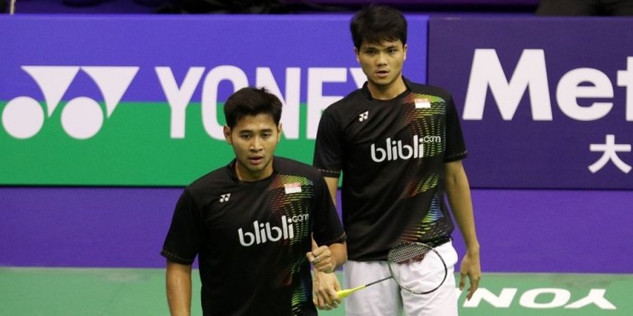 Hasil Indonesia Open 2019 - 2 Ganda Putra Tanah Air Melaju ke Babak Ke-2