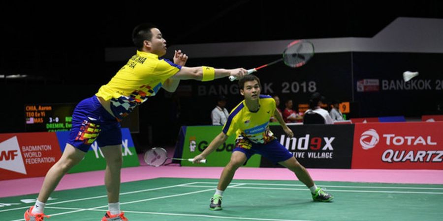 Thailand Open 2018 -  Pengalaman Bermain di Piala Thomas Sukses Antarkan Ganda Putra Malaysia Ini ke Perempat Final