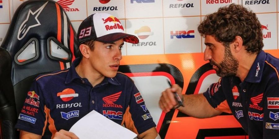 Marquez Lolos dari Cedera Setelah Terjatuh di Sirkuit Losail