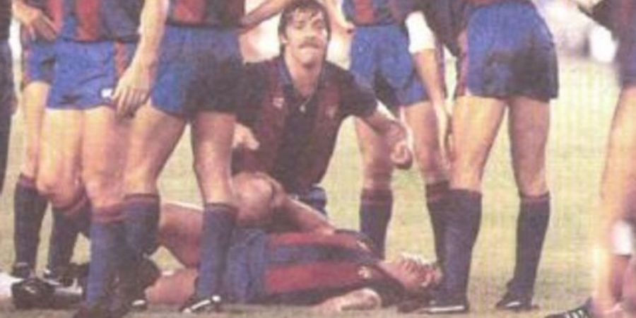 Sejarah Hari Ini - Tekel Brutal Si Tukang Jagal Bilbao Andoni Goikoetxea Patahkan Kaki Diego Maradona