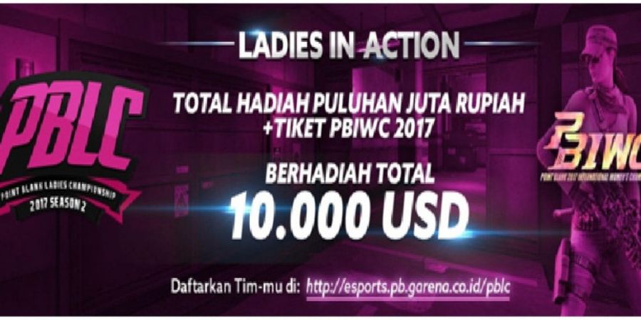 Indonesia untuk Pertama Kali Gelar Turnamen Point Blank Internasional Khusus Perempuan!