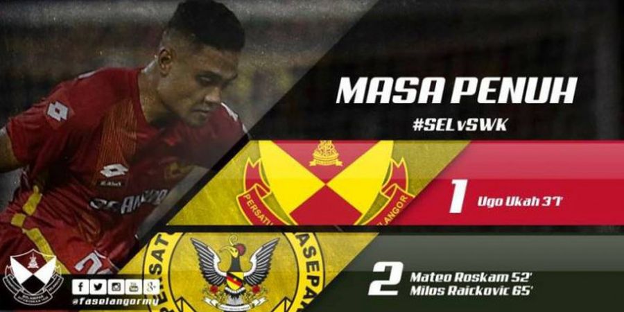 Andik Vermansah Main Setengah Jam, Selangor FA Kalah di Piala Malaysia 2017