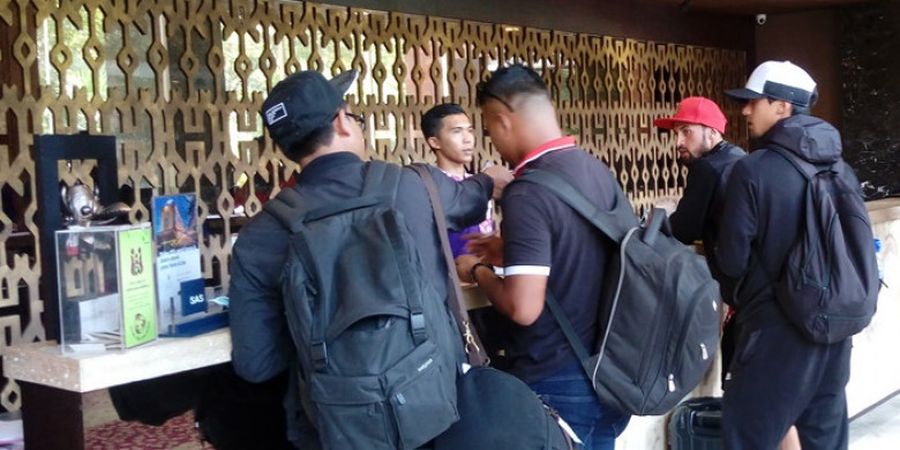 Sejam Setelah Tiba di Balikpapan, Pasukan Bali United Berlatih di Hotel