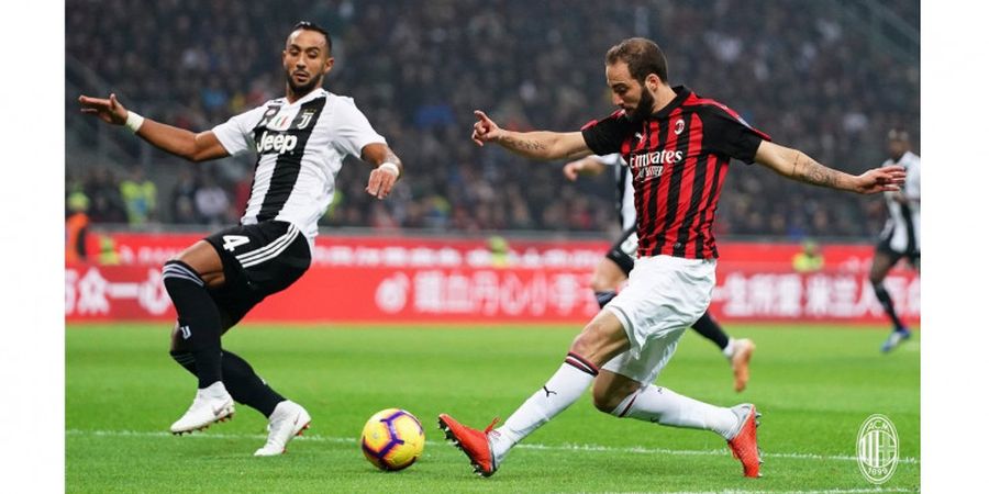 Milan Vs Juventus - Gonzalo Higuain Gagal Penalti, I Rossoneri Tertinggal 0-1 pada Babak Pertama