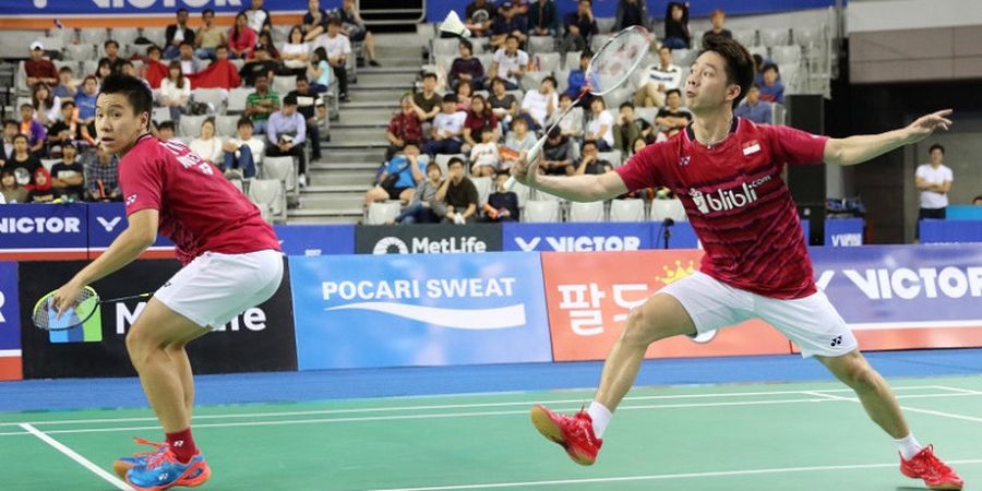 Japan Open 2017 - Tundukkan Jepang, Marcus Fernaldi Gideon/Kevin Sanjaya Sukamuljo Rebut Tiket Perempat Final