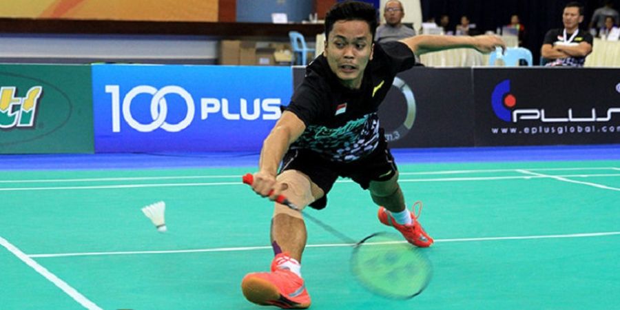 Piala Thomas 2018 - Anthony Sinisuka Ginting Sumbang Poin Pertama Bagi Indonesia