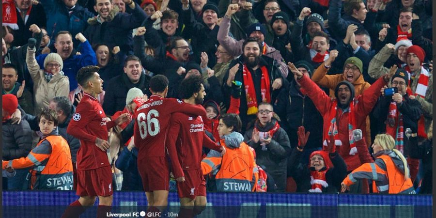 Liverpool Vs Napoli - Unggul pada Babak Pertama, The Reds Selangkah Menuju Babak 16 Besar