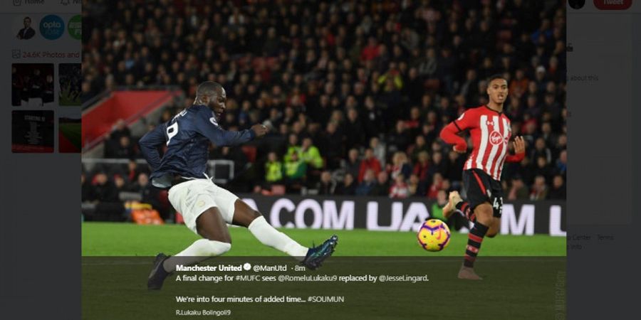 Susunan Pemain Manchester United Vs Fulham - Mou Kembalikan Kepercayaan kepada Romelu Lukaku
