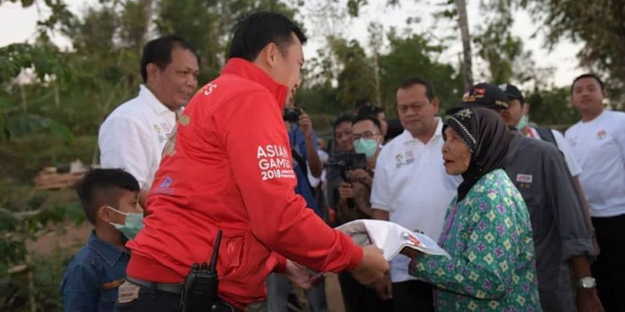 Lewati Jalan Terjal dan Kendarai Jeep, Menpora RI Sosialisasikan Asian Games 2018