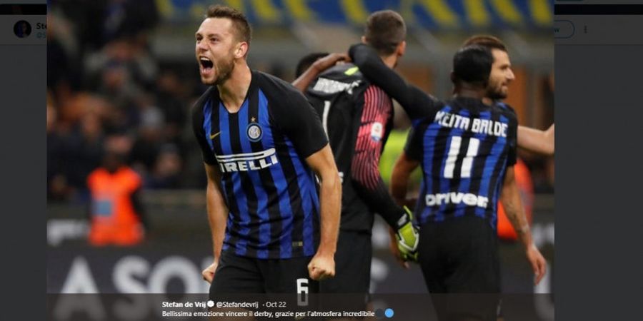 Juventus Vs Inter Milan, Stefan de Vrij: Nerazzurri Sekuat Bianconeri