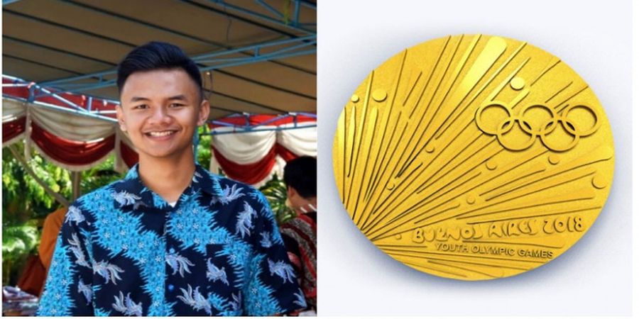 Hadiah yang Didapat Muhamad Farid Husen Usai Menangi Sayembara Desain Medali Youth Olympic Games 2018