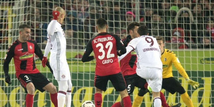 Dwigol Lewandowski Bawa Bayern Ungguli Freiburg 