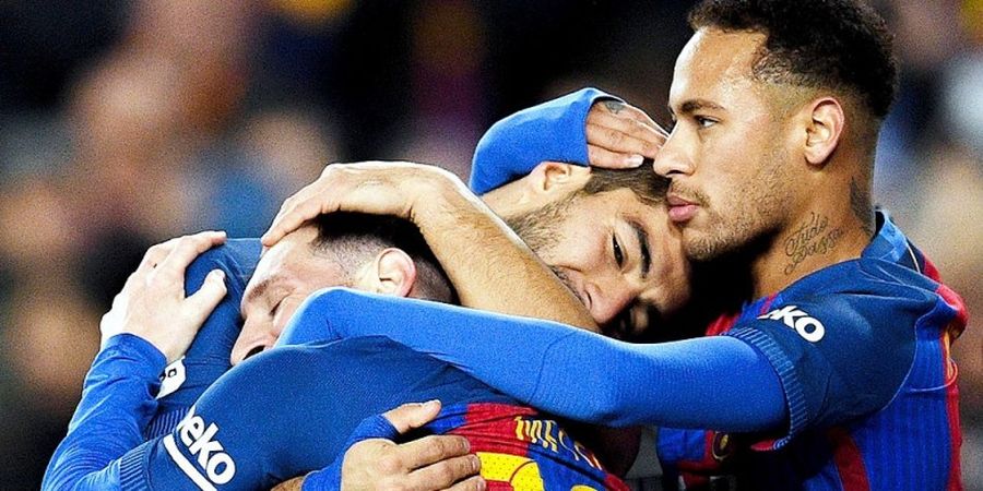 Barcelona Vs Villarreal, 100 Gol MSN