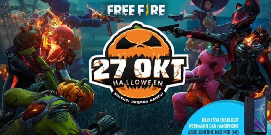 Free Fire Bagi-bagi Handphone pada Pesta Halloween